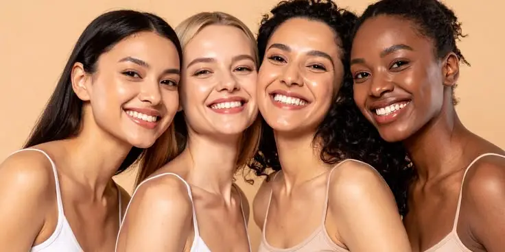 Healthy skin achieved through daily skincare